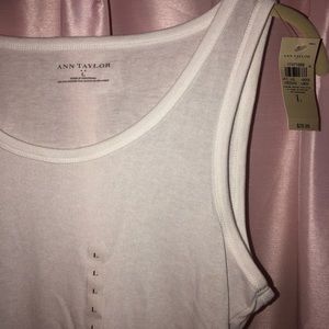 Ann Taylor White Tank Top